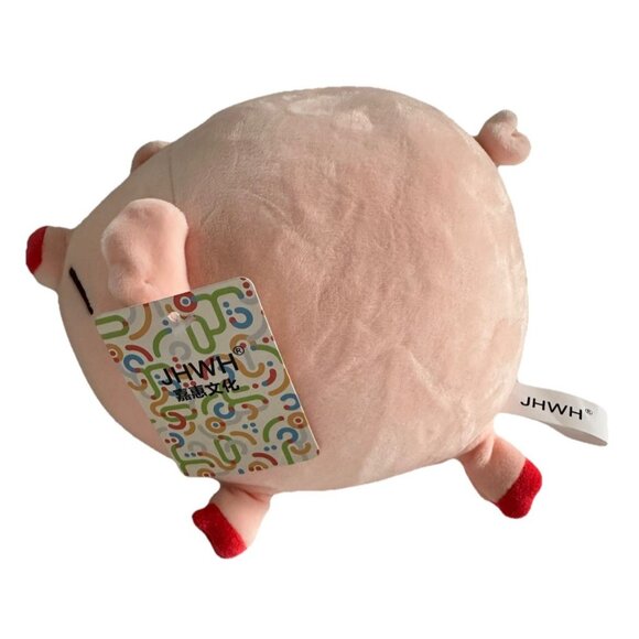 Quirky Plump Sleepy Pig Plush Stuffed Animal (JHWH) Japanese Plushie - Picture 2 of 7